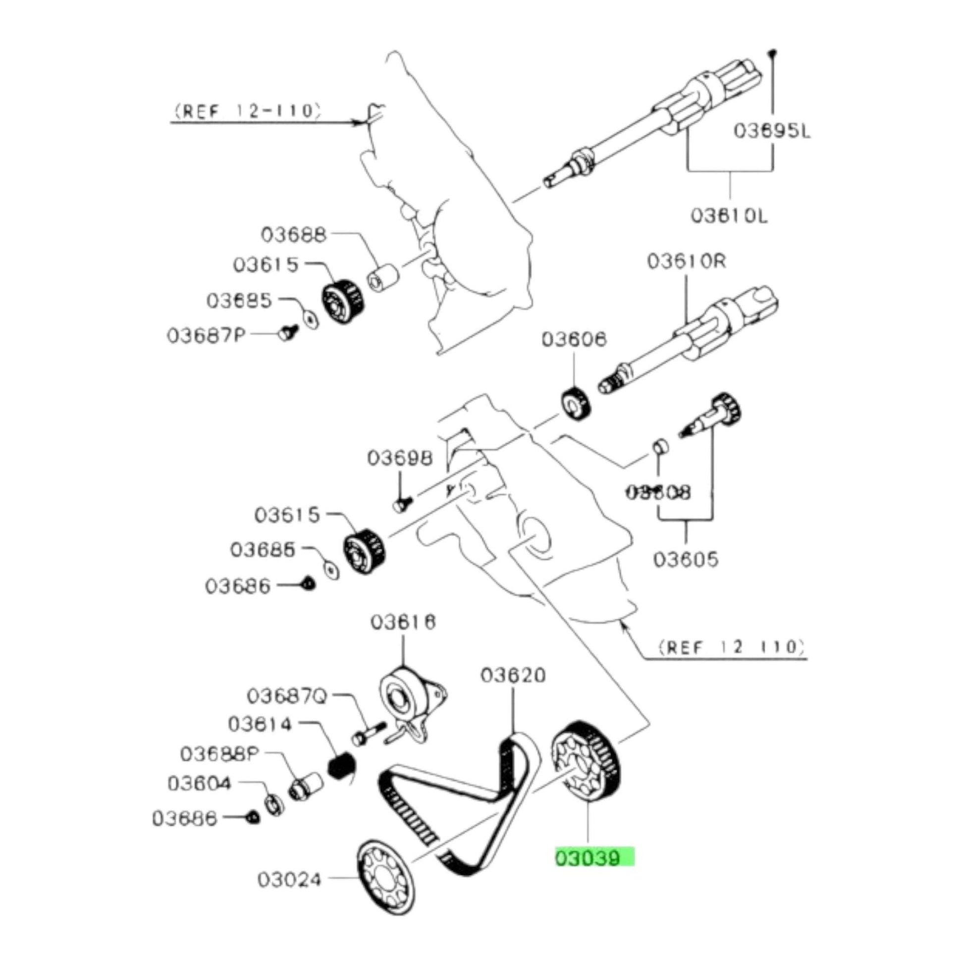 Polea mitsubishi l200 montero sport 4d56u 2.5l md164835 - Auto repuestos Revisa 