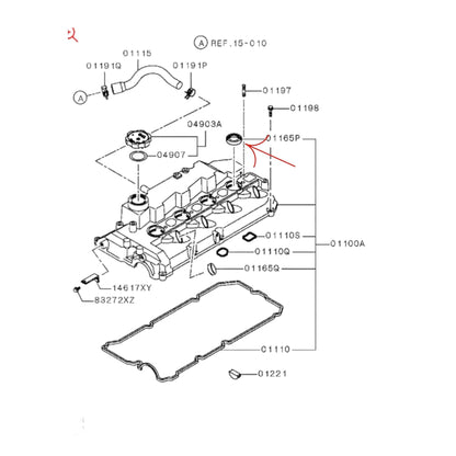 Set Retenedor de inyector Mitsubishi l200 Montero sport 2.5l 4d56u 2008 2019 (MN158385) - Auto repuestos Revisa 